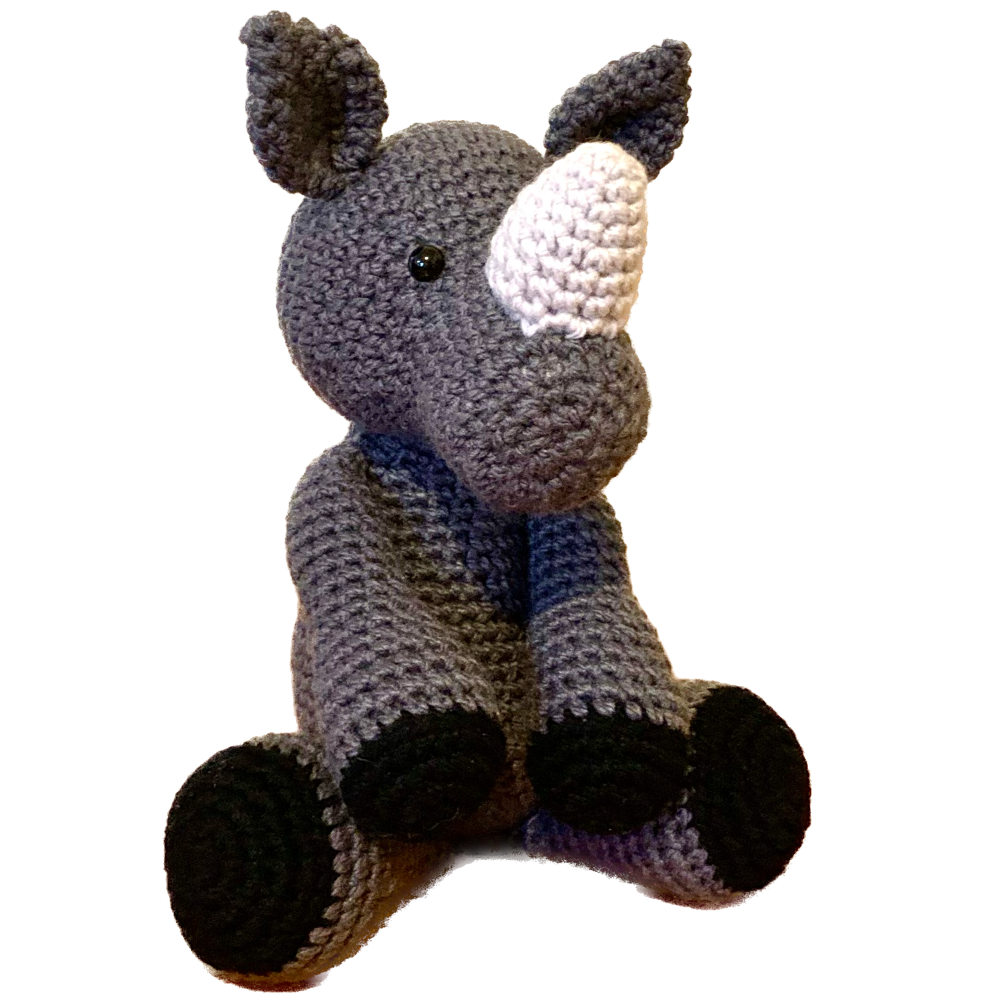 Rinoceronte crochet slaskou